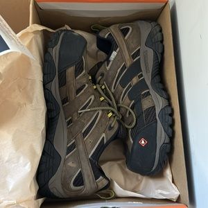 Merrill steel toe work sneaker